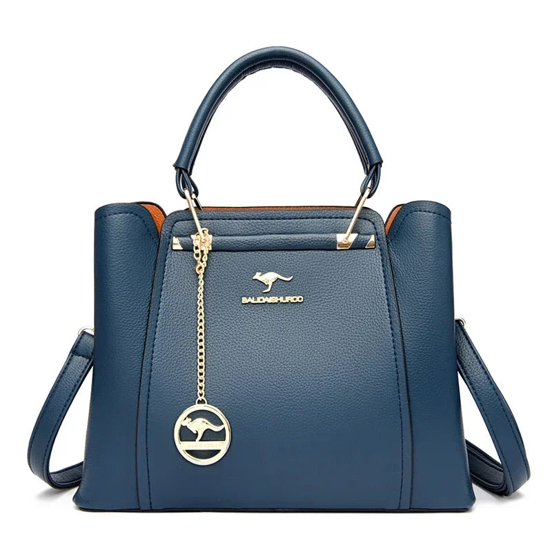 Camille Garnier Classic Handbag with Detachable Strap