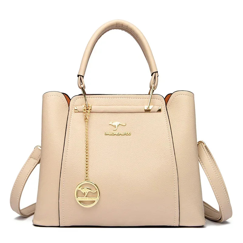 Camille Garnier Classic Handbag with Detachable Strap