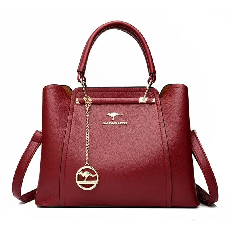 Camille Garnier Classic Handbag with Detachable Strap