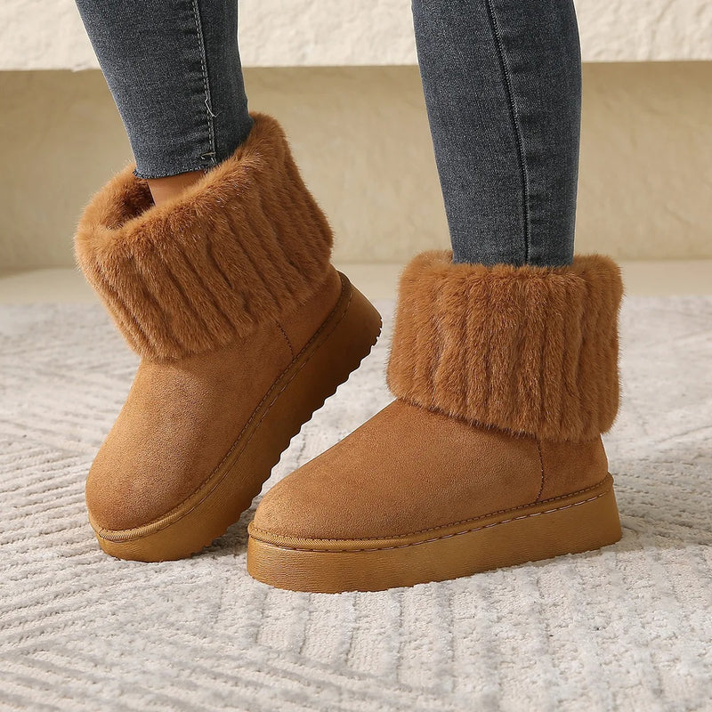 Camille Garnier Luxe Winter Fur-Lined Boots