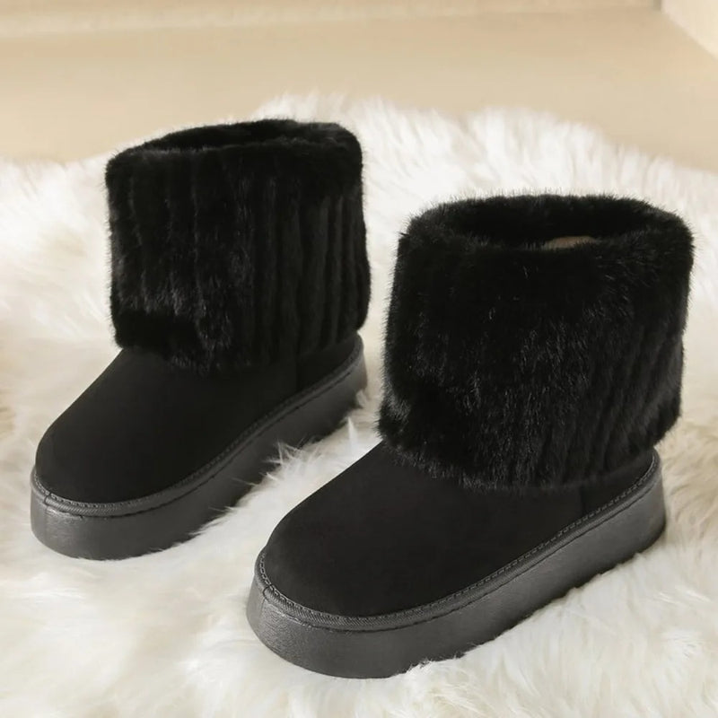 Camille Garnier Luxe Winter Fur-Lined Boots